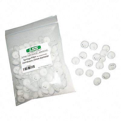 LABEXACT 12K970 Syringe Filter 25 mm Dia 100 mL PK100