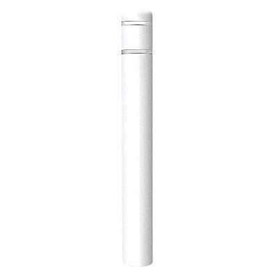 GRAINGER CL1386I Bollard Cover White 7 3/10 in Dia