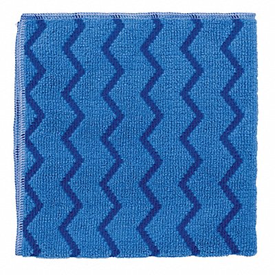 RUBBERMAID COMMERCIAL PRODUCTS FGQ62000BL00 Microfiber Cloth 16 x 16 Blue 1/EA