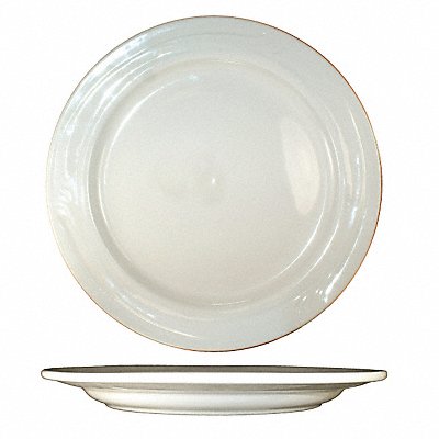 ITI NP16 Plate 10 1/4 Dia American White PK12
