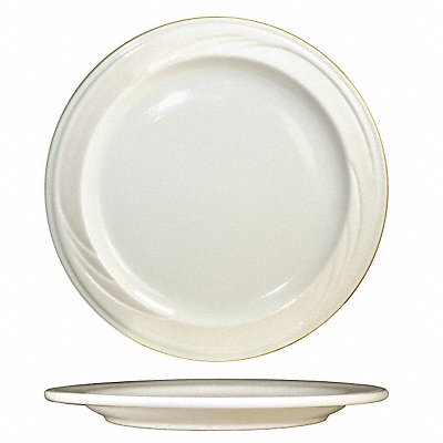 ITI Y16 Plate 10 5/8 Dia American White PK12