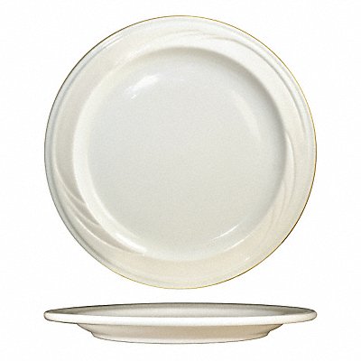 ITI Y21 Plate 11 3/4 Dia American White PK12