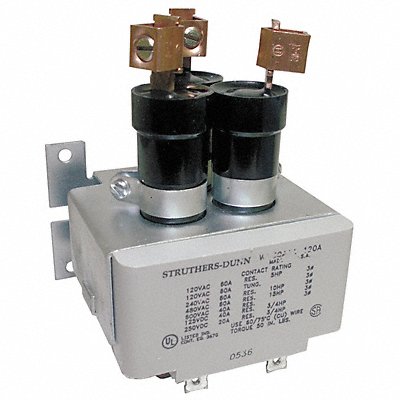 STRUTHERS-DUNN M60AAA120VAC Mercury Displacement Contactor 3NO 120VAC