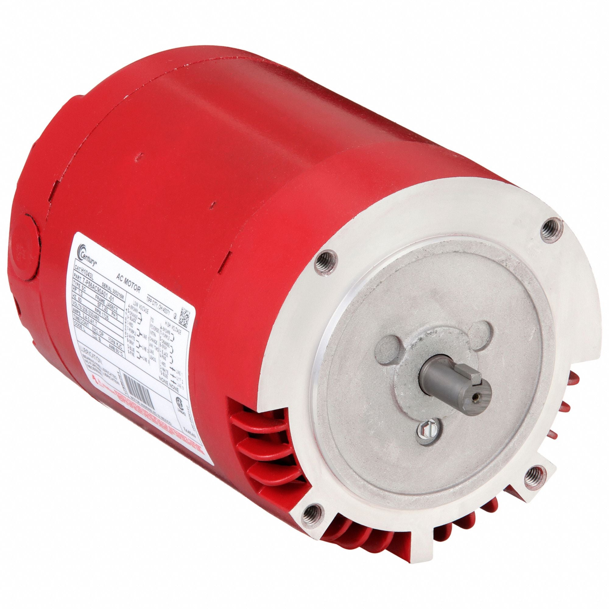CENTURY H1043L Pump Motor 1 hp 208-230/460V AC