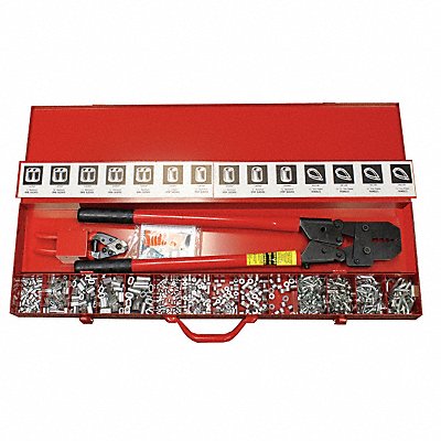 LOOS AZPKIT Hand Swaging Kit Oval Stop Aluminum