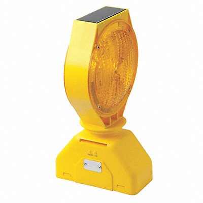 GRAINGER 5785469 Solar Barricade Light LED 7-1/2