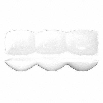 ITI FA3185 Triple Oval Bowl 24.5oz White PK12