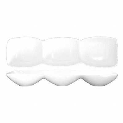 ITI FA3145 Triple Oval Bowl 15 oz Bright White PK24
