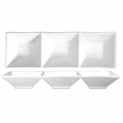 ITI FA39 Triple Square Bowl 6oz Bright White PK36
