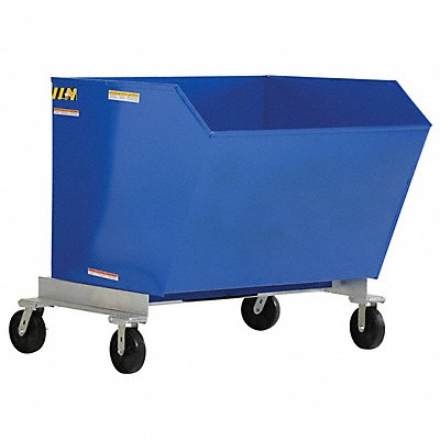 GRAINGER PHOP15 Self Dumping Hopper Blue 2 000 lb