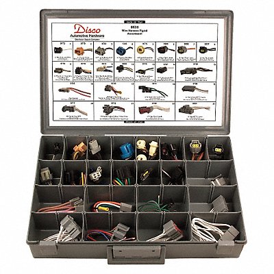 GRAINGER 8635 Wire Harness Assortment 30 Pc