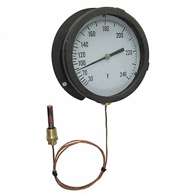 GRAINGER 12U666 G2672 Analog Panel Mount Thermometer 30 to 240F