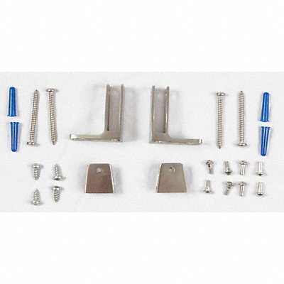 ASI GLOBAL PARTITIONS 408275010 Panel Bracket SS Brushed
