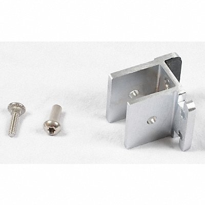 ASI GLOBAL PARTITIONS 408562305 Door Stop and Keeper Aluminum Brushed