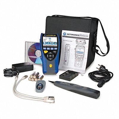 IDEAL R150001 LanXPLORER PRO Kit w/Remote Cords Case