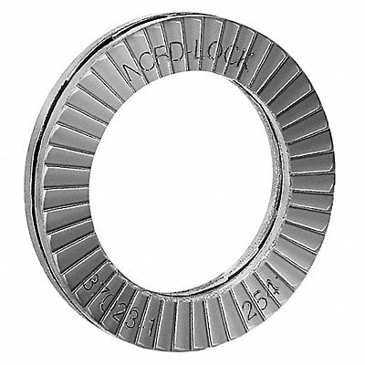 NORD-LOCK 1570 WdgLkWshrStainless Steel 1/4 in .28 ID .53 OD 10PK