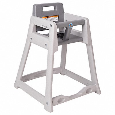 KOALA KARE PRODUCTS KB95001 High Chair 30 1/4 in H Grey