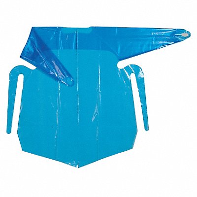 POLYCO 42500 Gown L Blue Polyolefin PK50