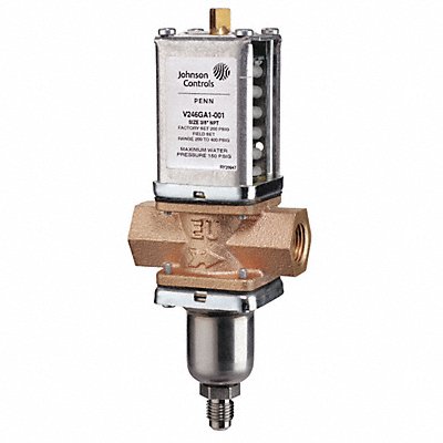 JOHNSON CONTROLS V246GC1001C Water Regulating Valve 2 Way 3/4 In