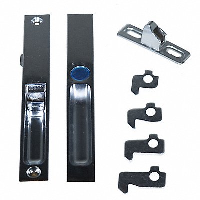GRAINGER 13192 Door Lock Zinc 7-5/16 L x 1-9/32 H