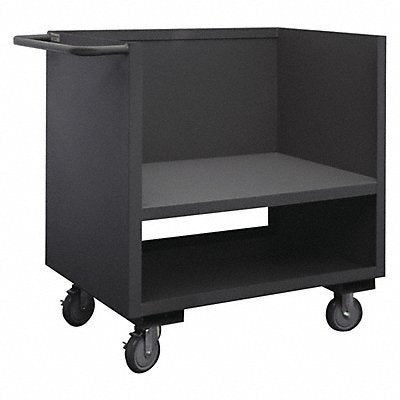 GRAINGER 3SLT183612K95 3 Sided Low Deck Cart 1200 lb.