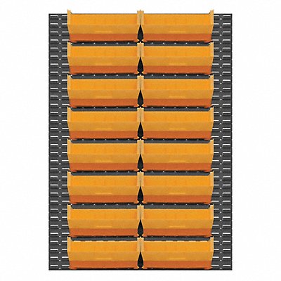 DURHAM MFG LPW46X6495 Louvered Panel Wall Mount 23 x64
