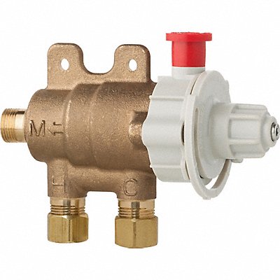 CHICAGO FAUCETS 131FMAB Mixing Valve 4.6 gpm 3-1/2 H 4-7/8 W