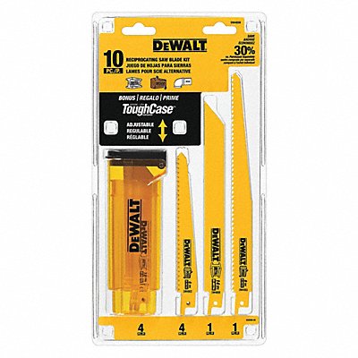 DEWALT DW4898 Wood/Metal Cutting Set In Case 10Pc
