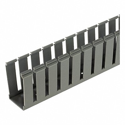 PANDUIT G1X3LG6A WIRE DUCT WIDE SLOT GRAY 1.26 W X 3 D