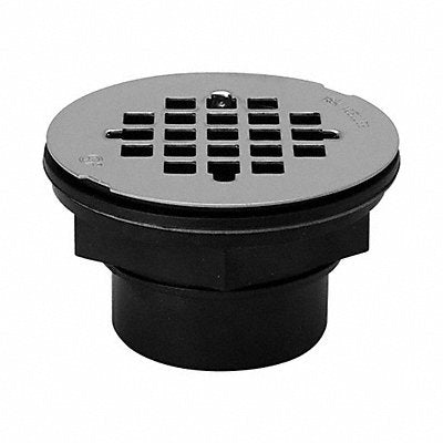 GRAINGER 133107 Shower Drain 2 1/2 in Body H SS