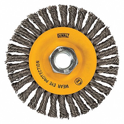 DEWALT DW49202B Wire Wheel Carbon Steel 6 X5/8 -11 PK6
