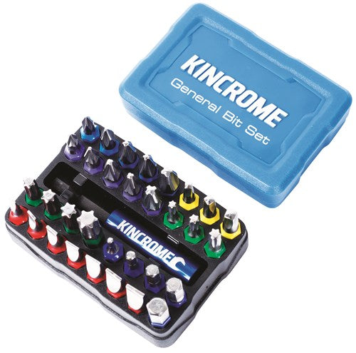 Kincrome 13649 General Bit & Holder Set 33 Piece