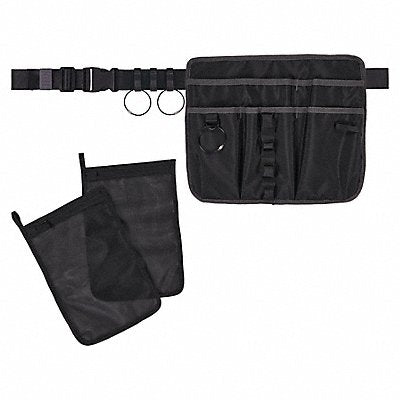 ARSENAL BY ERGODYNE 5715 Apron Pouch Black 13-1/2 in Overall L