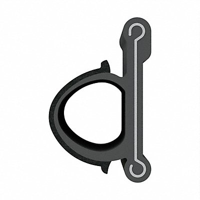 FAIRCHILD 13794X2 Edge Grip Seal Beltline WRSTP 8 ft Rubbr
