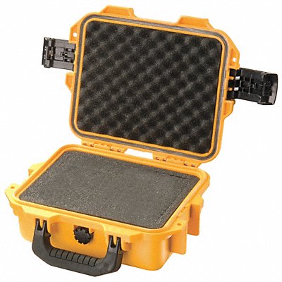 PELICAN IM2050 G3167 Protective Case 2.75 in Padlock Hasp Press Pull Yellow