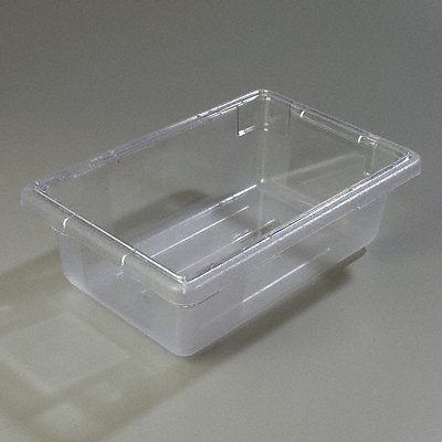 CARLISLE 1061107 Food Storage Container 18 in L Clear PK6