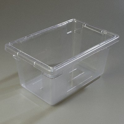 CARLISLE 1061207 Food Storage Container 18 in L Clear PK6