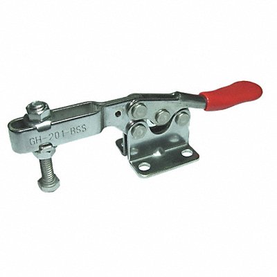 GRAINGER 13F626 Toggle Clamp Horizontal SS 1.50 In 5.43 In
