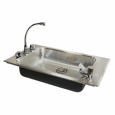 JUST MANUFACTURING CRAADA1931A554J Just Class Sink Rectangle 22inx16inx5-1/2in