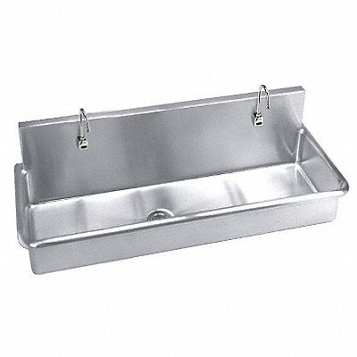 JUST MANUFACTURING J48202S1HJ Just WashUp Sink Rectangle 45inx16-1/2inx8in