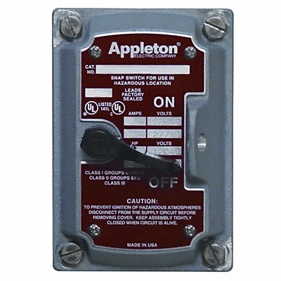 APPLETON ELECTRIC EDSK1MSW Motor Starter NEMA Handle Thermal