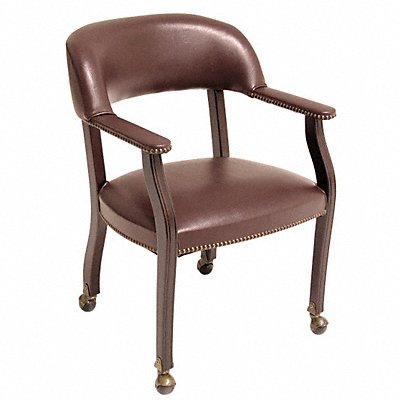 REGENCY 9004CBY Ivy League Captains Chair Burgundy