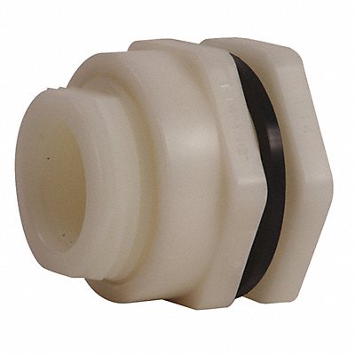 HAYWARD BFAS3005TFS Bulkhead Tank Fitting FKM 2 3/4 L Poly.
