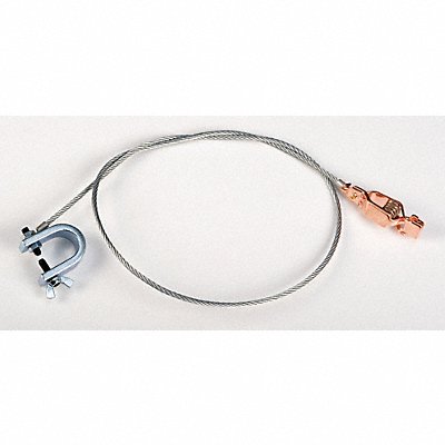 GRAINGER 8501 Bond Wire with C-Clamp and Clip