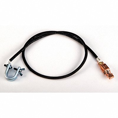 GRAINGER 8505 Ground Wire with C-Clamp and Clip P