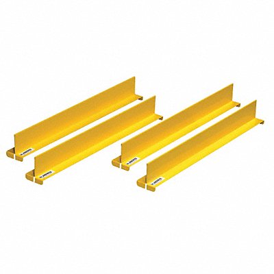 JUSTRITE 29990 Shelf Divider Set Steel 2-1/32 in W