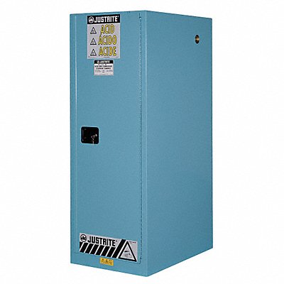 JUSTRITE 895422 Corrosive Safety Cabinet 23-1/4 W