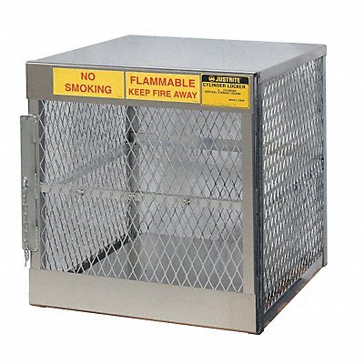 JUSTRITE 23009 Gas Cylinder Cabinet 30X32 Capacity 4