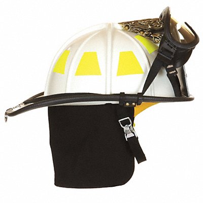 FIRE-DEX 1910G251 Fire Helmet Traditional White