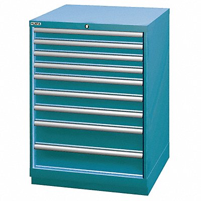 LISTA XSSC09000901CB Mod Drwr Cab 41-3/4 H 9 Drwr Clssc Blue